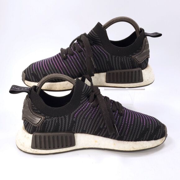 Adidas NMD R1 PK W Athletic Running Training Shoe Womens Size 6 CG6270 Black - Picture 5 of 9